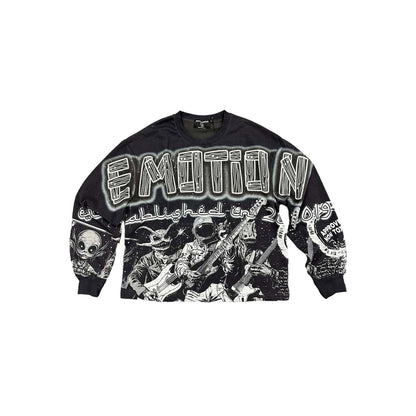 Mixed Emotions Astro Longsleeve Tee Black