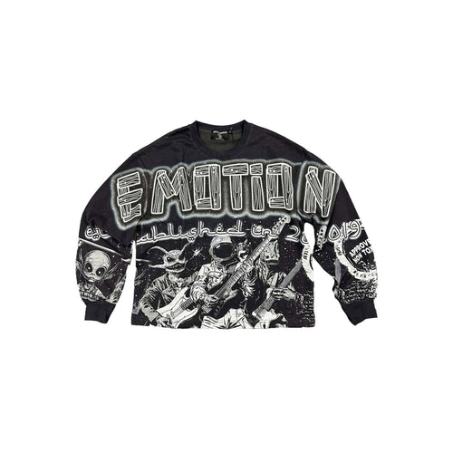 Mixed Emotions Astro Longsleeve Tee Black