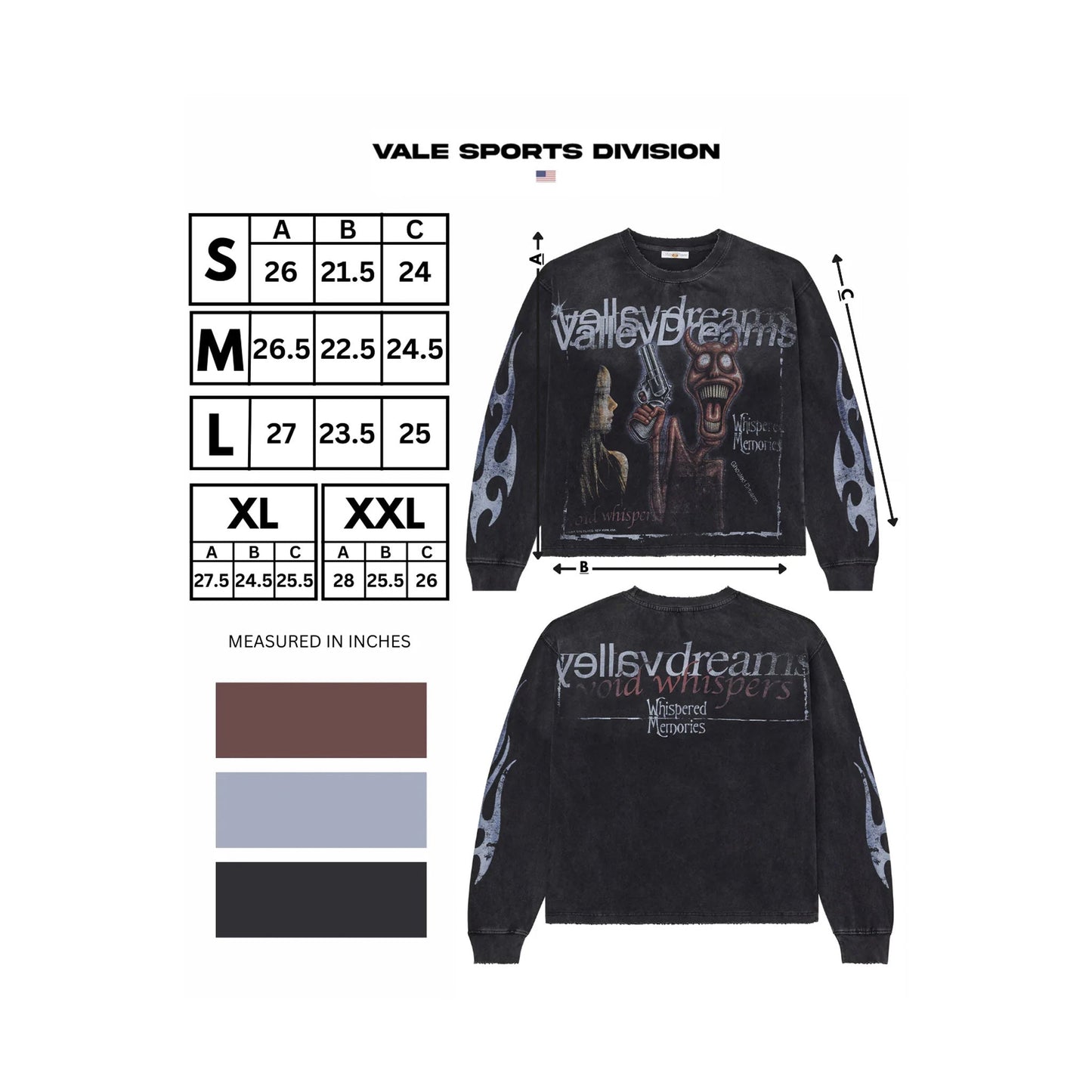 Vale Forever Psychopath Long Sleeve Black