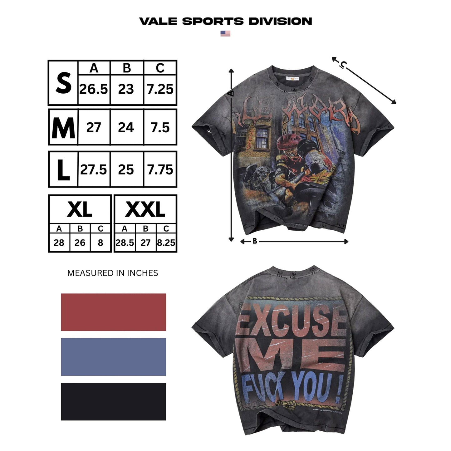 Vale Forever F*CK YOU Tee Black