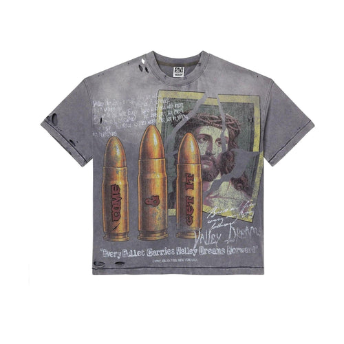 Vale Forever Faith Thrashed Tee Grey