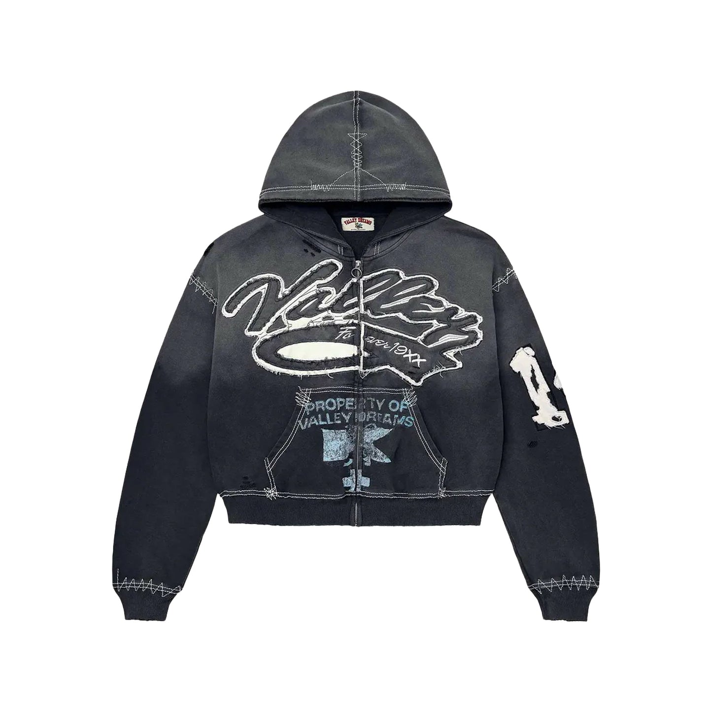 Vale Forever Religion Zip Up Black