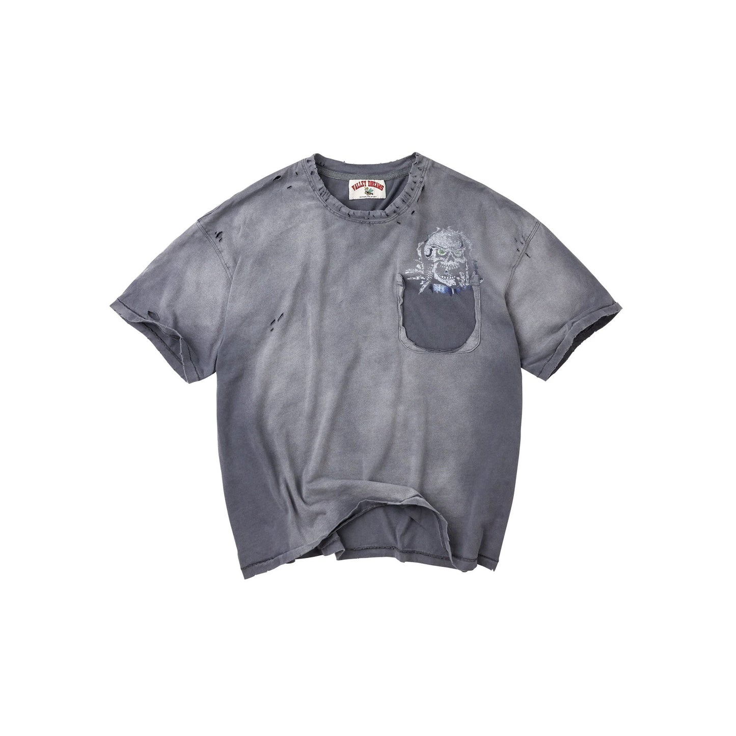 Vale Forever Skullie Tee Grey