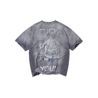 Vale Forever Skullie Tee Grey