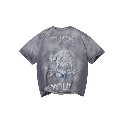 Vale Forever Skullie Tee Grey