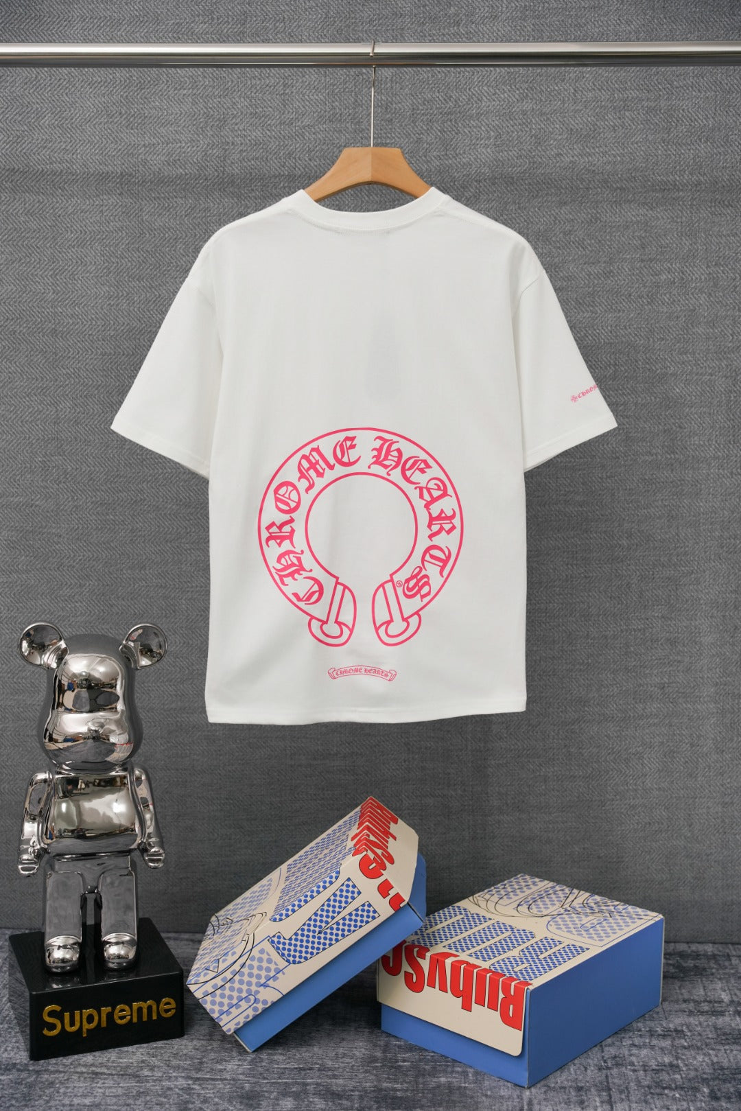 Chrome Hearts Sanskrit Letter Print Short-Sleeve T-Shirt KT36